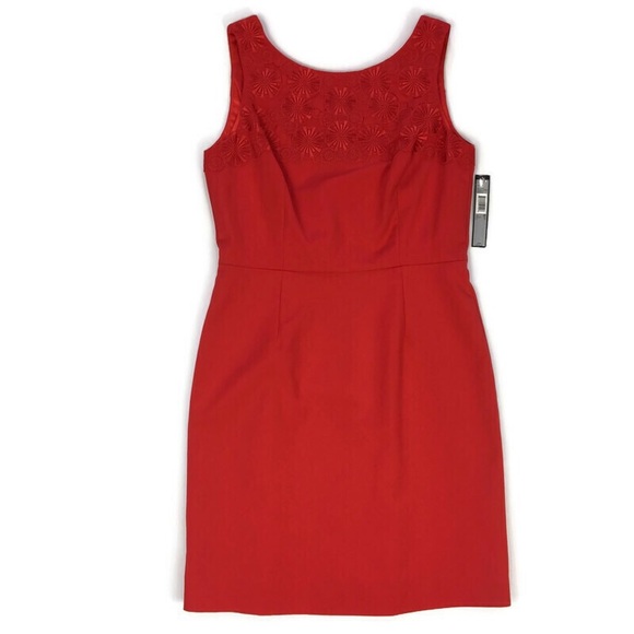 Tahari Dresses & Skirts - NWT!  Tahari Sheath Career Dress “Red Turns Heads”